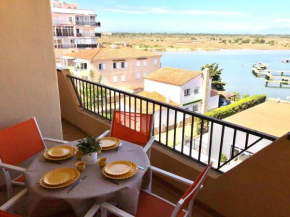 ROMINA 4E - Apartamento en los canales de Roses Santa Margarita - terraza con vistas